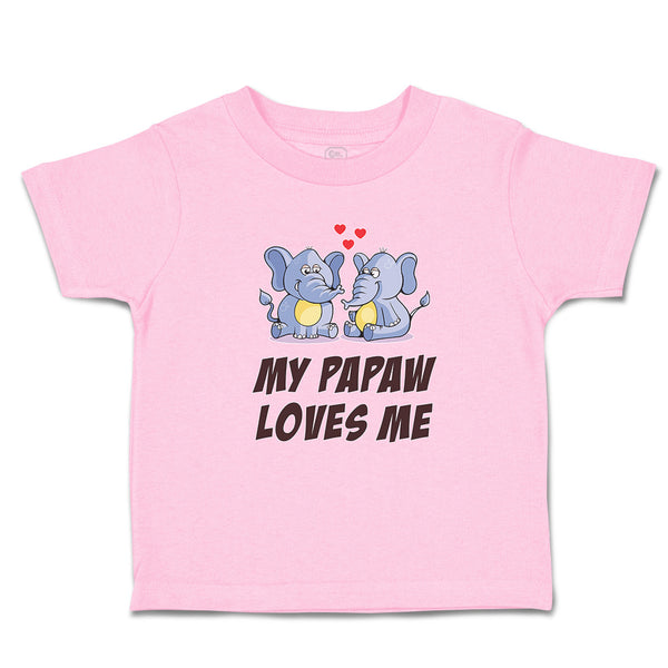 Toddler Clothes My Papaw Loves Me Toddler Shirt Baby Clothes Cotton