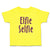 Cute Toddler Clothes Elfie Selfie Toddler Shirt Baby Clothes Cotton