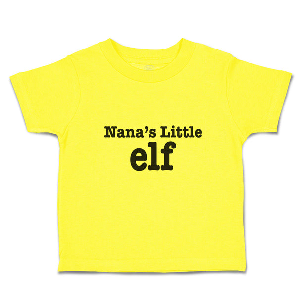 Cute Toddler Clothes Nana's Little Elf Toddler Shirt Baby Clothes Cotton