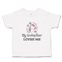 Toddler Clothes My Godmother Loves Me Toddler Shirt Baby Clothes Cotton