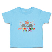 Toddler Clothes My Godmother Loves Me Toddler Shirt Baby Clothes Cotton