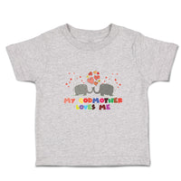 Toddler Clothes My Godmother Loves Me Toddler Shirt Baby Clothes Cotton