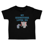 Toddler Clothes My Godmother Loves Me Toddler Shirt Baby Clothes Cotton