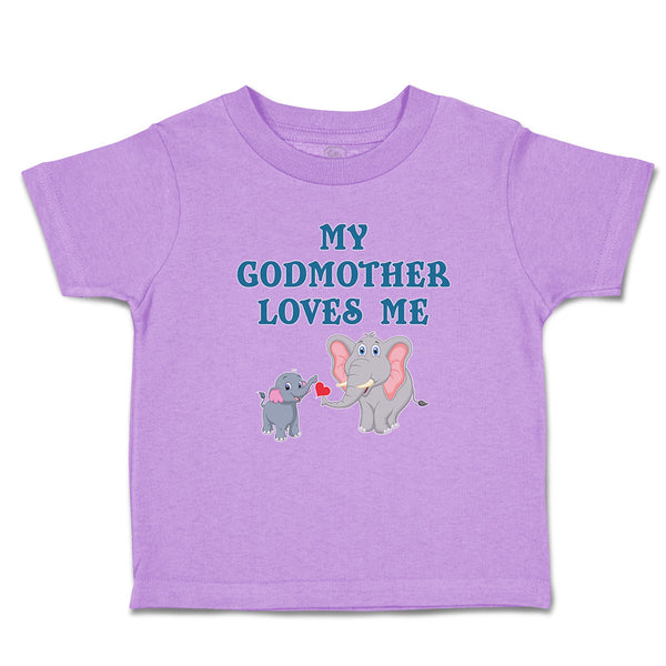 Toddler Clothes My Godmother Loves Me Toddler Shirt Baby Clothes Cotton