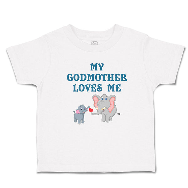 Toddler Clothes My Godmother Loves Me Toddler Shirt Baby Clothes Cotton