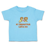 Toddler Clothes My Godmother Loves Me Toddler Shirt Baby Clothes Cotton