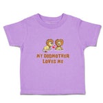 Toddler Clothes My Godmother Loves Me Toddler Shirt Baby Clothes Cotton