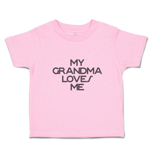 Toddler Clothes My Grandma Loves Me Toddler Shirt Baby Clothes Cotton