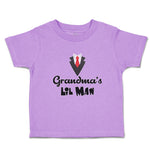Toddler Clothes Grandma's Lil Man Toddler Shirt Baby Clothes Cotton