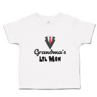Toddler Clothes Grandma's Lil Man Toddler Shirt Baby Clothes Cotton