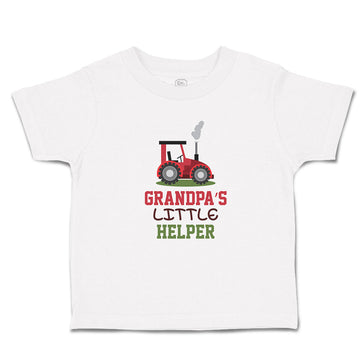 Toddler Clothes Grandpa's Little Helper Toddler Shirt Baby Clothes Cotton