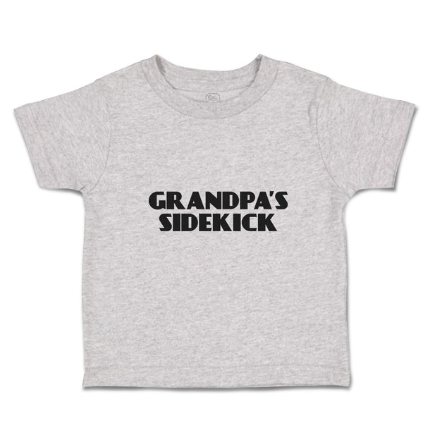 Toddler Clothes Grandpa's Sidekick Toddler Shirt Baby Clothes Cotton