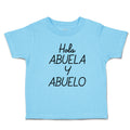 Toddler Clothes Hola Abuela Y Abuelo Toddler Shirt Baby Clothes Cotton