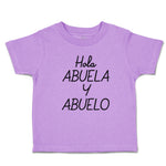 Toddler Clothes Hola Abuela Y Abuelo Toddler Shirt Baby Clothes Cotton