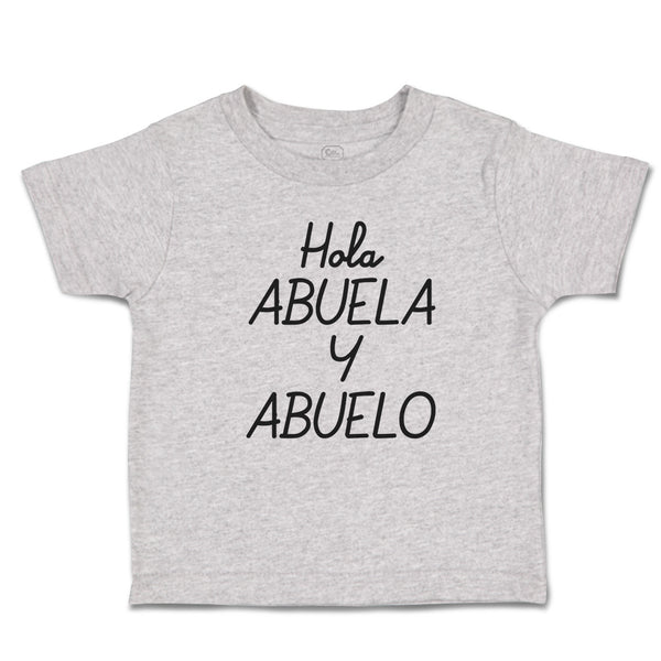 Toddler Clothes Hola Abuela Y Abuelo Toddler Shirt Baby Clothes Cotton