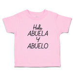 Toddler Clothes Hola Abuela Y Abuelo Toddler Shirt Baby Clothes Cotton