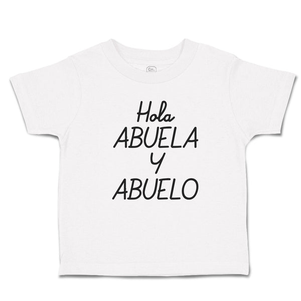 Toddler Clothes Hola Abuela Y Abuelo Toddler Shirt Baby Clothes Cotton