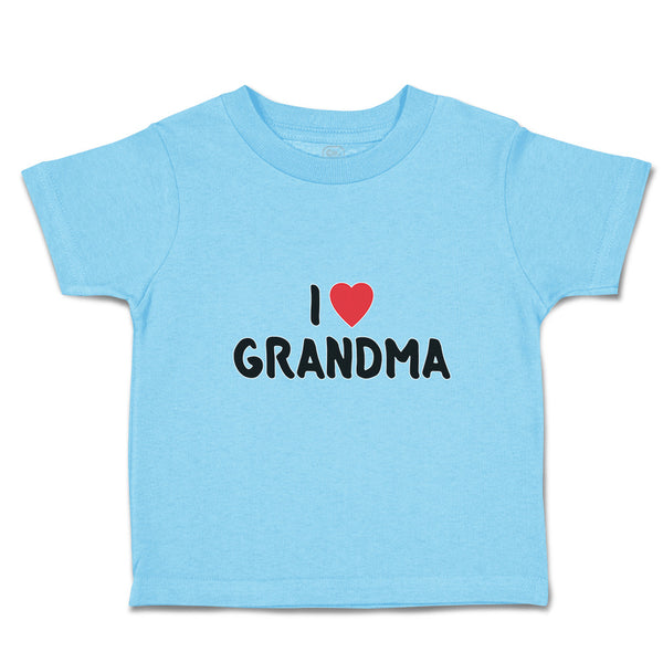 Toddler Clothes I Love Grandma Toddler Shirt Baby Clothes Cotton