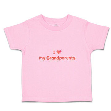 Toddler Clothes I Love My Grandparents Toddler Shirt Baby Clothes Cotton