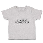 Toddler Clothes I Love My Godmother Toddler Shirt Baby Clothes Cotton