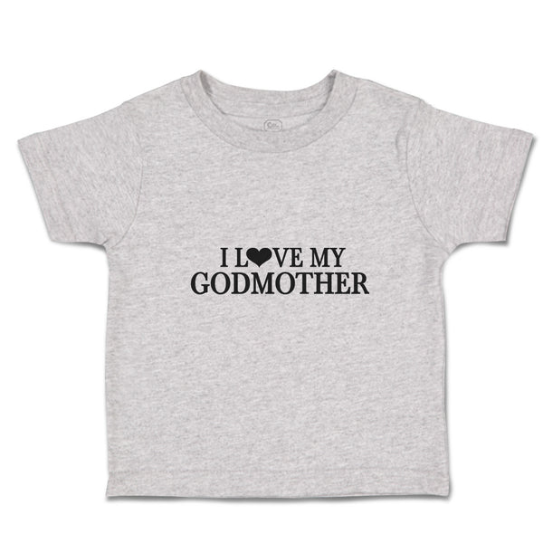 Toddler Clothes I Love My Godmother Toddler Shirt Baby Clothes Cotton
