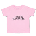 Toddler Clothes I Love My Godmother Toddler Shirt Baby Clothes Cotton