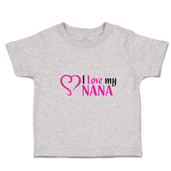 Toddler Clothes I Love My Nana Toddler Shirt Baby Clothes Cotton