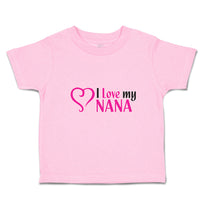 Toddler Girl Clothes I Love My Nana Toddler Shirt Baby Clothes Cotton