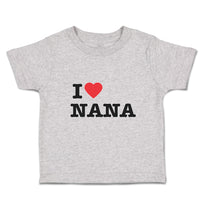 Toddler Clothes I Love Nana Toddler Shirt Baby Clothes Cotton