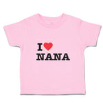 Toddler Clothes I Love Nana Toddler Shirt Baby Clothes Cotton