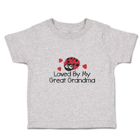 Toddler Clothes Loved by My Great Grandma Toddler Shirt Baby Clothes Cotton