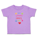 Toddler Clothes My Gammy Loves Me! Toddler Shirt Baby Clothes Cotton