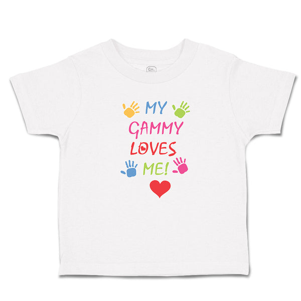 Toddler Clothes My Gammy Loves Me! Toddler Shirt Baby Clothes Cotton