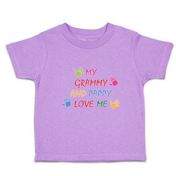 Toddler Clothes My Grammy and Pappy Love Me Toddler Shirt Baby Clothes Cotton