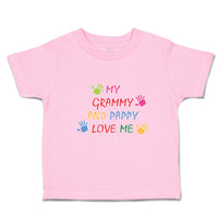 Toddler Clothes My Grammy and Pappy Love Me Toddler Shirt Baby Clothes Cotton