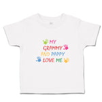 Toddler Clothes My Grammy and Pappy Love Me Toddler Shirt Baby Clothes Cotton