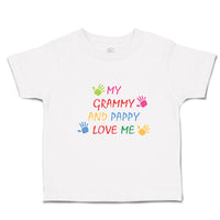 Toddler Clothes My Grammy and Pappy Love Me Toddler Shirt Baby Clothes Cotton
