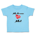 Toddler Clothes My Grandpa Loves Me! Toddler Shirt Baby Clothes Cotton