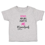 Toddler Clothes Nana Mama Auntie Me #Squadgoals Toddler Shirt Cotton