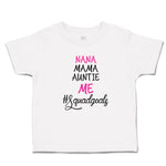 Toddler Clothes Nana Mama Auntie Me #Squadgoals Toddler Shirt Cotton