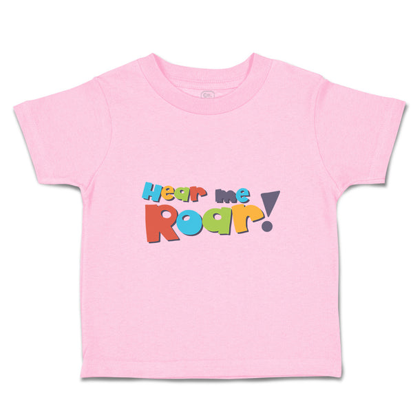 Toddler Clothes Hear Me Roar Characters Monsters Toddler Shirt Cotton