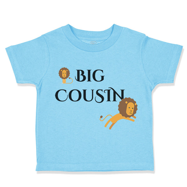 Toddler Clothes Big Cousin Lion Pregnancy Announcement Toddler Shirt Cotton