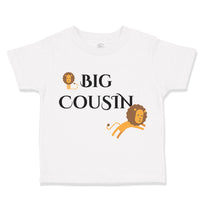 Toddler Clothes Big Cousin Lion Pregnancy Announcement Toddler Shirt Cotton