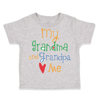 Toddler Clothes My Grandpa and Grandma Loves Me Grandparents Toddler Shirt