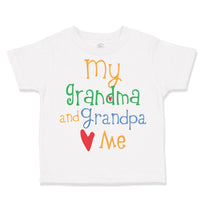 Toddler Clothes My Grandpa and Grandma Loves Me Grandparents Toddler Shirt