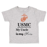 Toddler Clothes Usmc My Uncle Is My Hero Toddler Shirt Baby Clothes Cotton