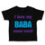 Toddler Clothes I Love My Baba Sooo Much Dad Father's Day Toddler Shirt Cotton