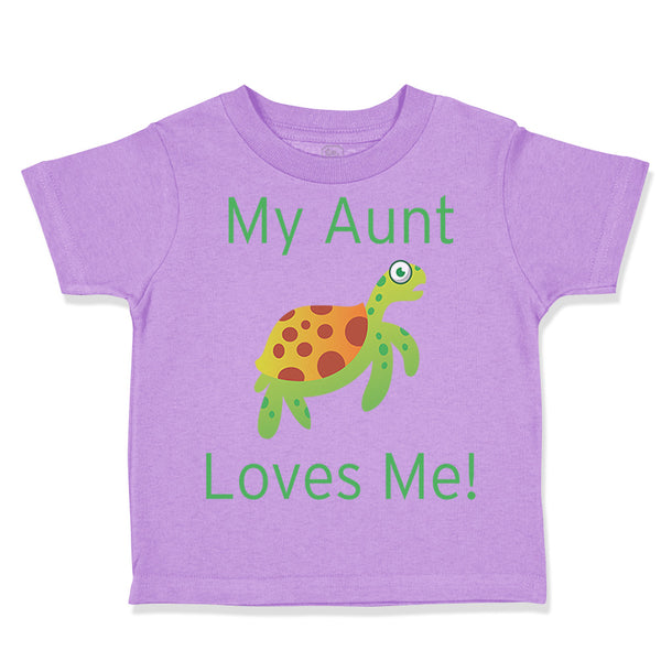 Toddler Clothes My Aunt Loves Me Turtle Toddler Shirt Baby Clothes Cotton
