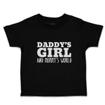 Toddler Clothes Daddy's Girl and Mommy's World Toddler Shirt Baby Clothes Cotton