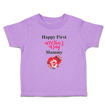 Toddler Clothes Happy First Mother's Day Mammy Toddler Shirt Baby Clothes Cotton